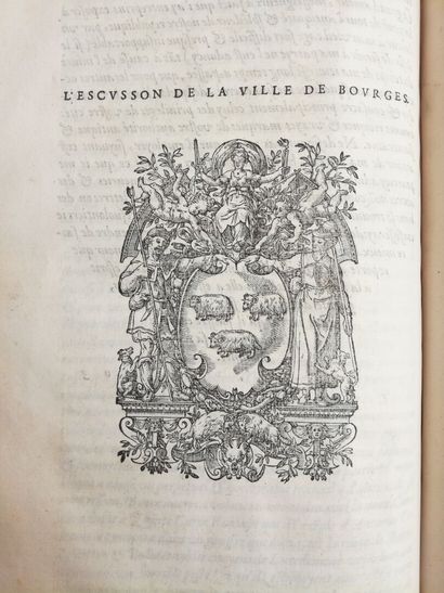 [Livre du XVIe siècle]. CHAUMEAU (Jean). Histoire de Berry, contenant l'origine,...