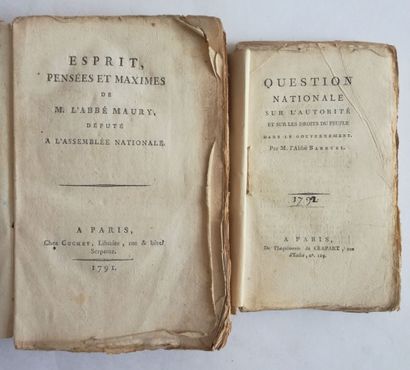 [Révolution française]. [Anjou]. Procès-verbal des séances de l'ordre de la noblesse...