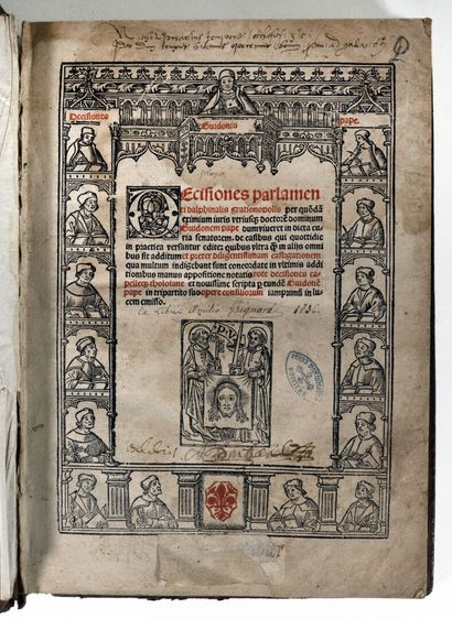 [Post-incunable]. PAPE (Gui). Decisiones parlamenti dalphinalis Grationopolis... [Lyon, Jacques Myt, 1516].