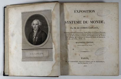 LAPLACE (Pierre-Simon de). Exposition du système du monde. Paris, Vve Courcier, 1813....
