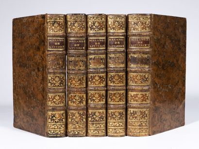 [ALEMBERT (Jean Le Rond d')]. Mélanges de littérature, d'histoire, et de philosophie. A Amsterdam, chez Z. Chatelain & fils, 1767. 