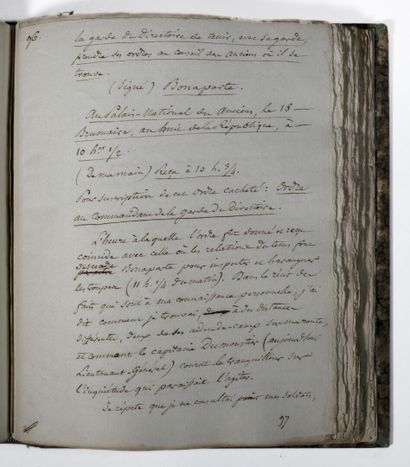 [Manuscrit]. [Révolution française]. JUBÉ DE LA PÉRELLE (Auguste). Notice sur le...