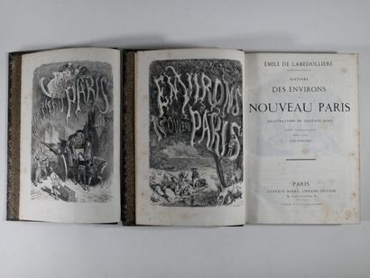 [Paris]. DORÉ. LABÉDOLLIÈRE (Émile de). Le nouveau Paris. Histoire de ses 20 arrondissements....