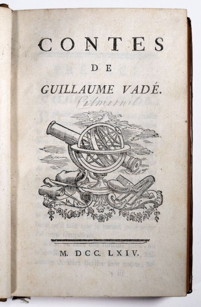 [VOLTAIRE]. Contes de Guillaume Vadé. S.l, s.n., 1764. [VOLTAIRE]. Contes de Guillaume...