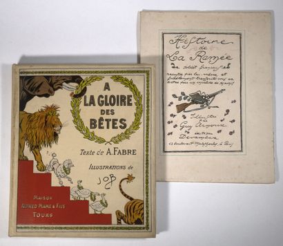 4 Volumes GUILLAUME (Albert). Mes campagnes. Album militaire inédit. Préf. de Georges...