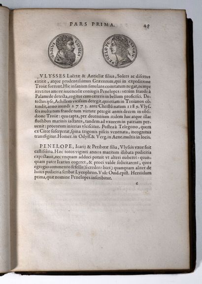 [Livre du XVIe siècle]. [ROUILLÉ (Guillaume)]. Promptuarii iconum insigniorum à seculo...