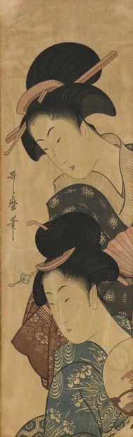 Kitagawa UTAMARO (1753-1806) Kitagawa UTAMARO (1753-1806)
Representing two women...