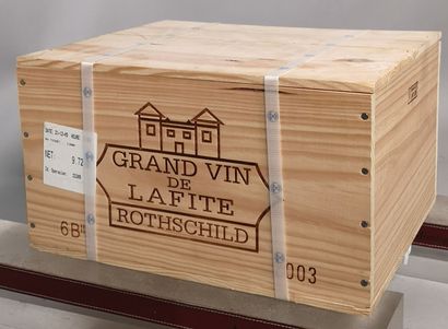 * 6 bouteilles Château LAFITE ROTHSCHILD...