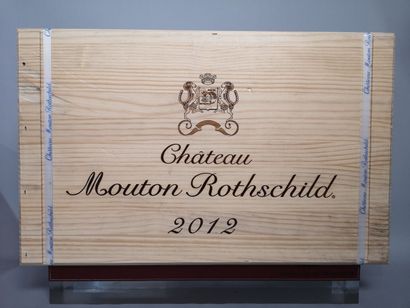 * 6 bottles Château MOUTON ROTHSCHILD - 1er...