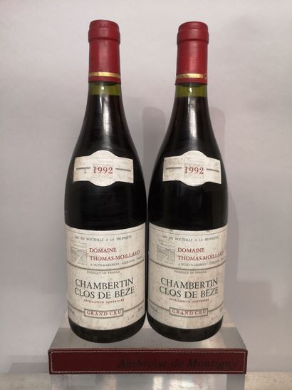 2 bouteilles CHAMBERTIN Grand Cru - 