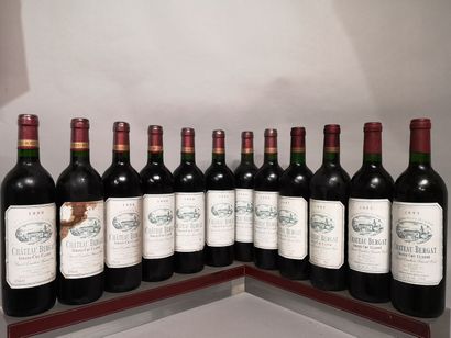 12 bouteilles Château BERGAT - Saint Emilion...