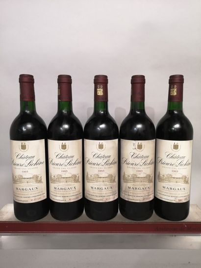 5 bottles Château PRIEURE LICHINE - 4th Gcc...