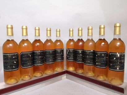10 bouteilles Château GUIRAUD - 1er Cc Sauternes...