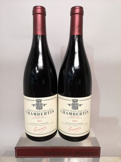 * 2 bouteilles CHAMBERTIN Grand Cru - Jean...