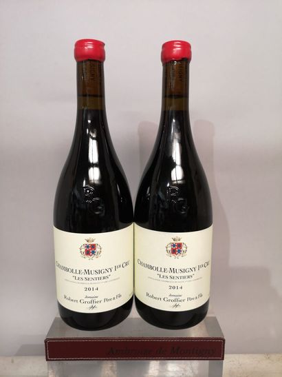* 2 bouteilles CHAMBOLLE MUSIGNY 1er Cru...