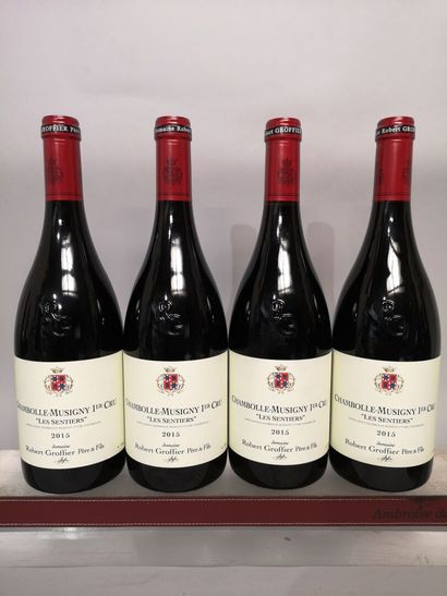 * 4 bouteilles CHAMBOLLE MUSIGNY 1er Cru...