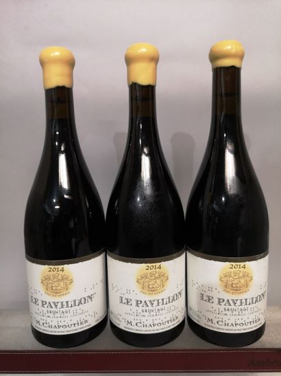 null * 3 bouteilles ERMITAGE Le Pavillon - M. CHAPOUTIER 2014
