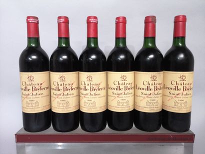 6 bouteilles Château LEOVILLE POYFERRE -...