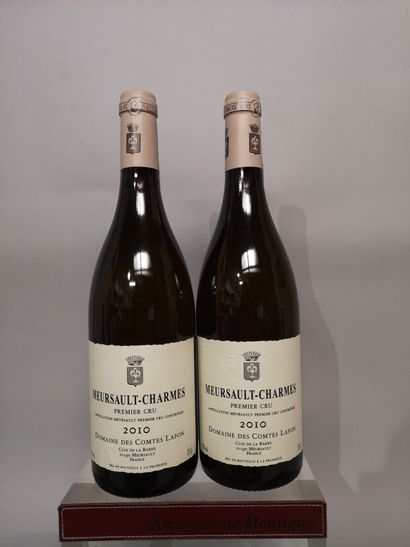 null * 2 bouteilles MEURSAULT 1er Cru "Charmes" - Domaine des COMTES LAFON 2010
