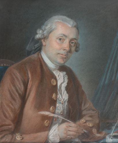null Jacques François de SAINT-JEAN (Versailles 1735 - Montrouge 1817)
Portrait d'homme...