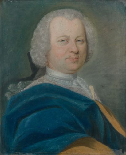null École AUTRICHIENNE vers 1750, entourage de Martin van MEYTENS
Portrait d'homme...
