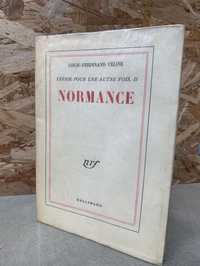null CÉLINE (Louis-Ferdinand). Normance. Féérie pour une autre fois, II. Paris, Gallimard,...