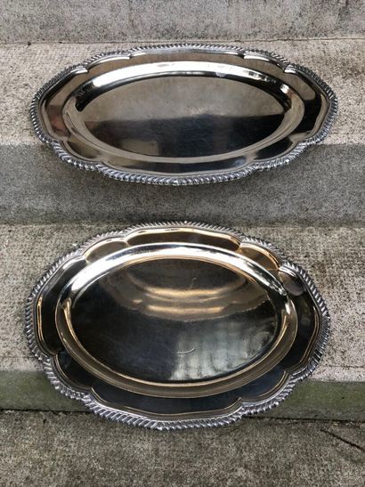 null Pair of plated metal dishes, England, early 19th century
Signed Gray Biliter...