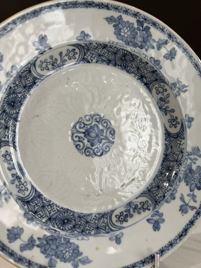 null China
Blue-white porcelain plate
D. 19 cm