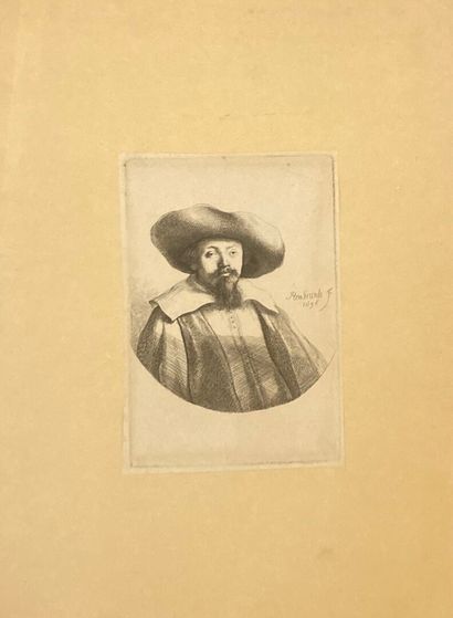 D'après Rembrandt Harmensz VAN RIJN (1606-1669)