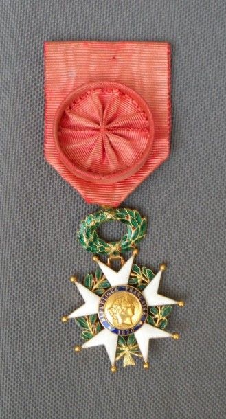 France Ordre national de la Légion d'honneur. Étoile d'Officier, IIIe République....