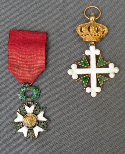 France Ordre national de la Légion d'honneur. Étoile de Chevalier, IIIe République....
