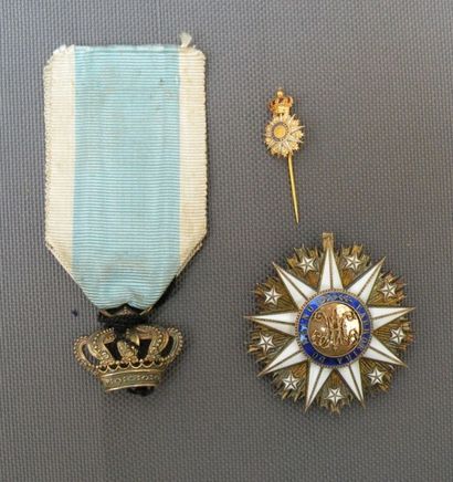 PORTUGAL Ordre de Notre Dame de la Conception de Villa Vicosa. Étoile de Chevalier....