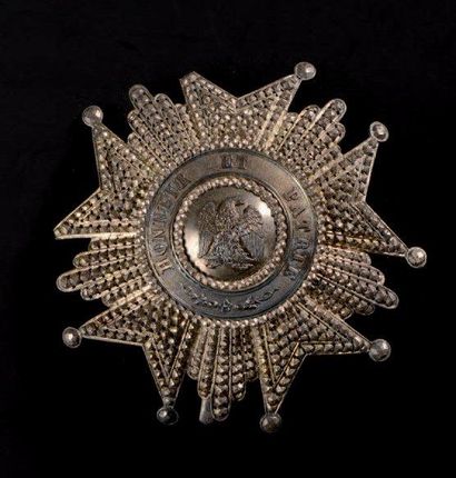 France Ordre impérial de la Légion d'honneur. Plaque de Grand-Officier, IInd Empire....