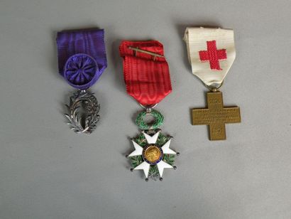 France 
Ordre de la Légion d'honneur. Étoile de Chevalier, IIIe République. Argent,...