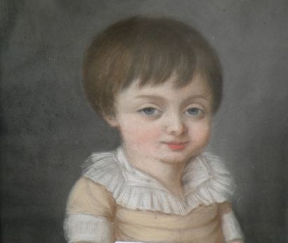 LANGLOIS, école FRANÇAISE du XIXe siècle 

Portrait d’enfant

Pastel.

H. 20,5 L....