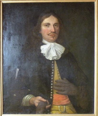 Ecole FLAMANDE du XVIIème siècle 

Portrait de gentilhomme

Huile sur toile

78 x...