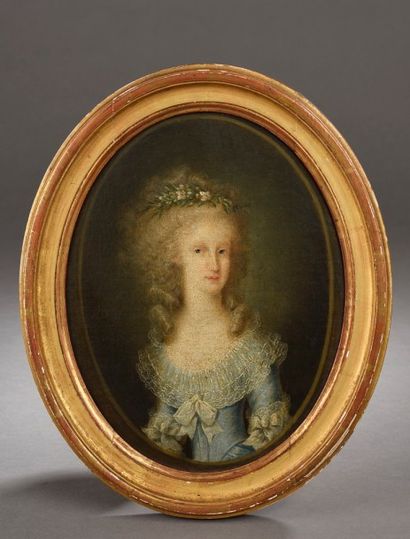 null École FRANCAISE, vers 1780

Portrait dit de Marie-Caroline de Naples dans un...