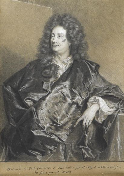 null Hyacinthe Rigaud (1659-1743) et B. Monmorency
Portrait du peintre Charles de...