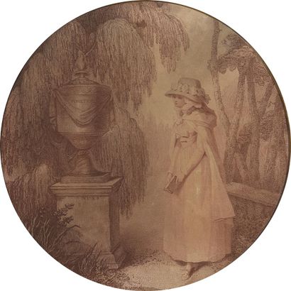null D'après Angelica Kauffmann , XVIIIe s.
Charlotte at the tomb of Werther
Épreuve...