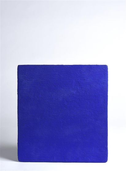 null Yves KLEIN (1928-1962)
Monochrome bleu IKB, 1959
Huile sur toile signée, datée...