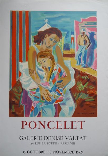 Atelier MOURLOT
Affiche exposition Poncelet,...