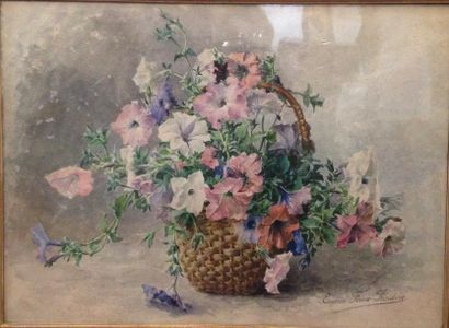 Eugénie FAUX-FROIDURE (1886-?) 
Bouquet de...