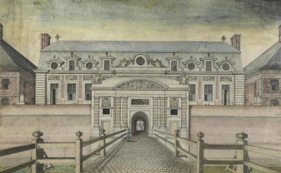 null École française , première moitié du XVIIIe siècle
Vues animées de deux portes...