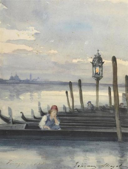 Jehan MAZELIN (1882-1968)
Venise
Aquarelle...