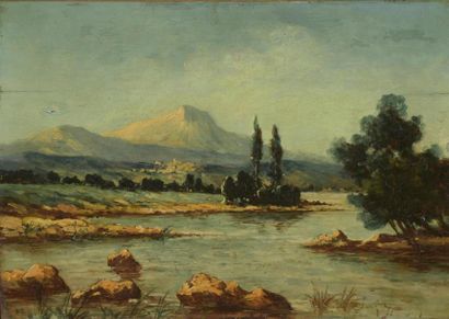 Paul Camille GUIGOU (1834-1871)
Paysage
Huile...