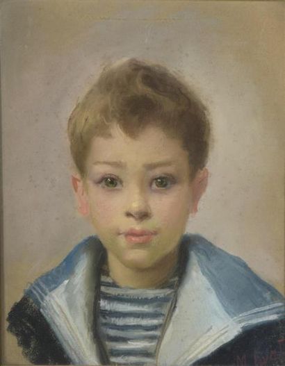 M. HUET (XIXe - XXe siècle)
Portrait d'un...