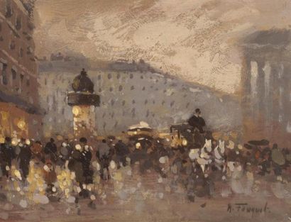 Armand Fouquet (1904-?)
Place de la Madeleine
Huile...