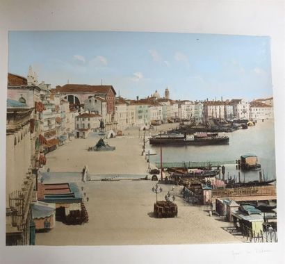 Naya Vues de Venise coloriées, 1895 Album...