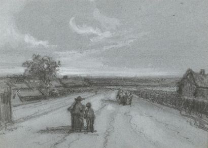Attribué à Georges MICHEL (1763-1843)
Paysage...