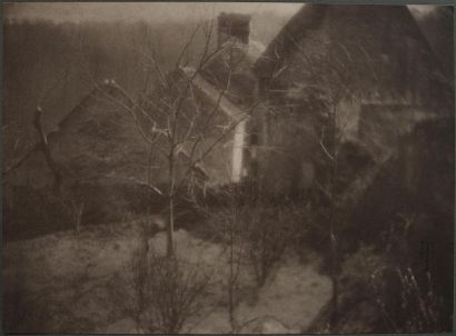  Otto Wegener Paysage d'hiver vers 1906 Grande épreuve à la gomme bichromatée (Steichen...